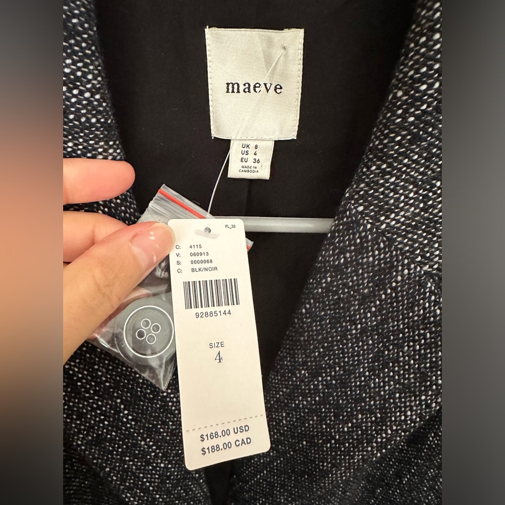 NWT Maeve Media mixed jacket - Picture 13 of 14